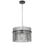 Pakabinamas šviestuvas Inesa E27 1x MAX 40W (Matinė Juoda)
