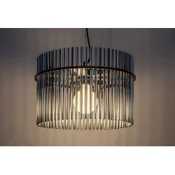 Pakabinamas šviestuvas Inesa E27 1x MAX 40W (Matinė Juoda)