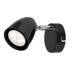 Sieninis šviestuvas Perico GU10 1X MAX 5W (Juoda)