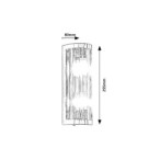 Sieninis šviestuvas Sybil G9 2X MAX 28W (Chromo)