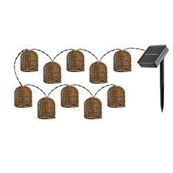 Saulės energija įkraunamas šviestuvas Rupit LED 0.6W 3000K Šilta balta (Juoda)