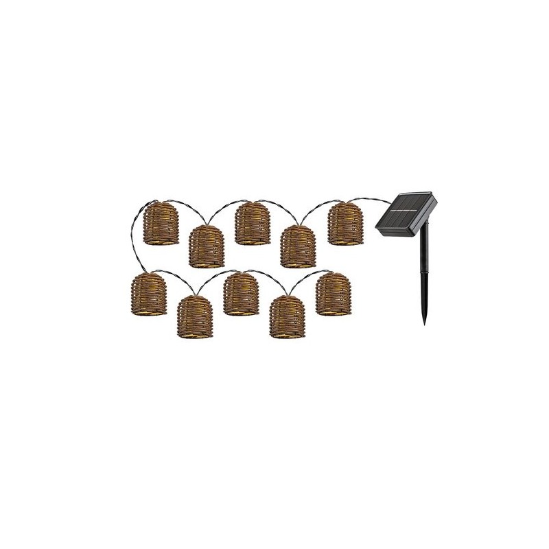 Saulės energija įkraunamas šviestuvas Rupit LED 0.6W 3000K Šilta balta (Juoda)
