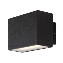 Sieninis lauko šviestuvas Mataro LED 7W 4000K Neutrali balta (Juoda)