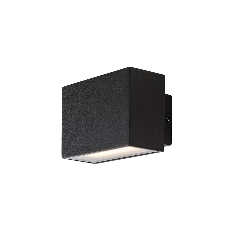 Sieninis lauko šviestuvas Mataro LED 7W 4000K Neutrali balta (Juoda)