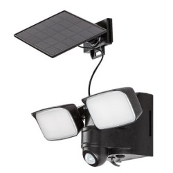 Saulės energija įkraunamas šviestuvas Leszno LED 10W 4000K Neutrali balta (Juoda)