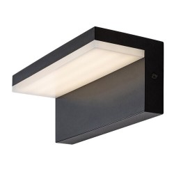 Sieninis lauko šviestuvas Zaragoza LED 10W 4000K Neutrali balta (Juoda)