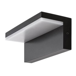 Sieninis lauko šviestuvas Zaragoza LED 10W 4000K Neutrali balta (Juoda)
