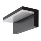 Sieninis lauko šviestuvas Zaragoza LED 10W 4000K Neutrali balta (Juoda)
