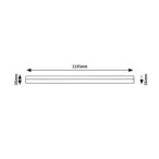 Baldinis šviestuvas Band2 LED 24W 4000K Neutrali balta (Juoda)