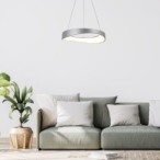Pakabinamas šviestuvas Iliana LED 56W 3000K Šilta balta (Sidabro)