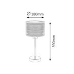 Stalinis šviestuvas Anastasia E27 1x MAX 60W (Chromo)