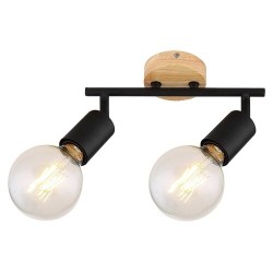 Lubinis šviestuvas Pablo E27 2x MAX 40W (Matinė Juoda)