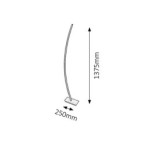 Toršeras Addison LED 26W 3000K Šilta balta (Braižyto Aliuminio)