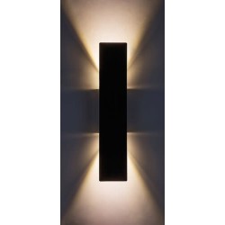 Sieninis šviestuvas Ampel LED 6W 3000K Šilta balta (Juoda)