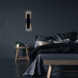 Sieninis šviestuvas Ampel LED 6W 3000K Šilta balta (Juoda)