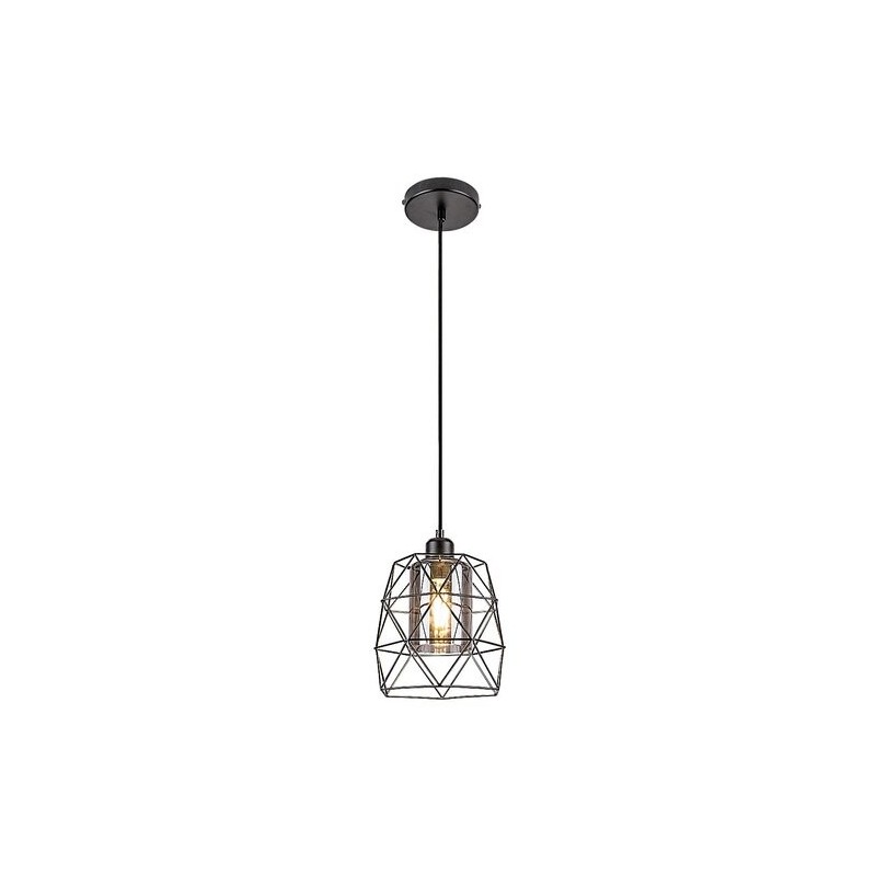 Pakabinamas šviestuvas Emrys E27 1x MAX 40W (Matinė Juoda)