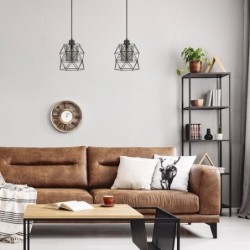 Pakabinamas šviestuvas Emrys E27 1x MAX 40W (Matinė Juoda)