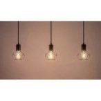 Pakabinamas šviestuvas Fran E27 3x MAX 40W (Matinė Juoda)