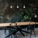 Pakabinamas šviestuvas Fran E27 3x MAX 40W (Matinė Juoda)