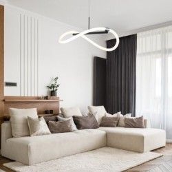 Pakabinamas šviestuvas Serena LED 15W 4000K Neutrali balta (Juoda)