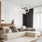 Pakabinamas šviestuvas Serena LED 15W 4000K Neutrali balta (Juoda)