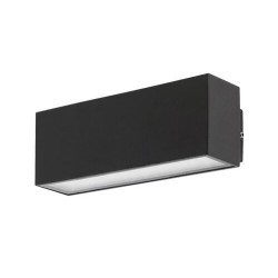 Sieninis lauko šviestuvas Mataro LED 10W 4000K Neutrali balta (Juoda)