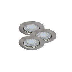 Įmontuojamas šviestuvas Lite GU10 1x MAX 50W 3000K Šilta balta (Chromo)