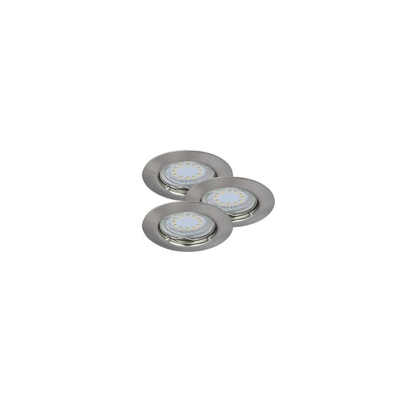 Įmontuojamas šviestuvas Lite GU10 1x MAX 50W 3000K Šilta balta (Chromo)