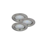 Įmontuojamas šviestuvas Lite GU10 1x MAX 50W 3000K Šilta balta (Chromo)
