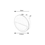 Dekoratyvinis šviestuvas Pumpkin LED 0.5W 3000K Šilta balta (Balta)