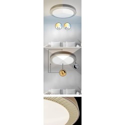 Lubinis šviestuvas Matea LED 40W 3000-6000K CCT keičiama balta spalva (Ruda)