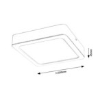LED panelė Shaun LED 24W 4000K Neutrali balta (Balta)