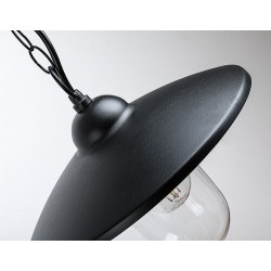 Pakabinamas lauko šviestuvas Vigo E27 1x MAX 60W (Matinė Juoda)