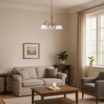 Pakabinamas šviestuvas Flossi E27 3x MAX 40W (Bronzos)