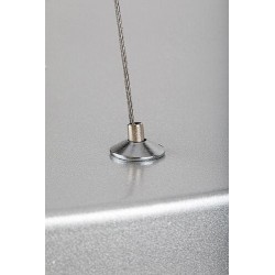 Pakabinamas šviestuvas Tesia LED 60W 3000-6000K CCT keičiama balta spalva (Sidabro)
