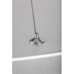 Pakabinamas šviestuvas Tesia LED 60W 3000-6000K CCT keičiama balta spalva (Sidabro)