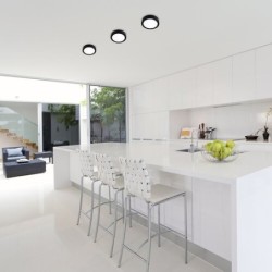 LED panelė Shaun2 LED 24W 4000K Neutrali balta (Juoda)