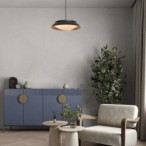 Pakabinamas šviestuvas Hafsa LED 24W 3000K Šilta balta (Juoda, Aukso)