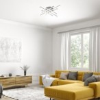 Lubinis šviestuvas Nayara LED 40W 4000K Neutrali balta (Sidabro)