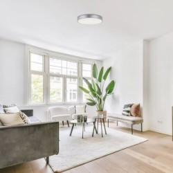 Lubinis šviestuvas Octav2 LED 24W 4000K Neutrali balta (Sidabro)