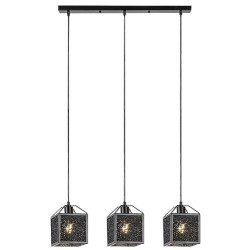 Pakabinamas šviestuvas Samilo E27 3x MAX 40W (Juoda)