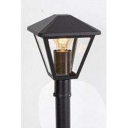 Pastatomas lauko šviestuvas Paravento E27 1x MAX 40W (Juoda)