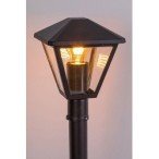 Pastatomas lauko šviestuvas Paravento E27 1x MAX 40W (Juoda)
