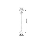 Pastatomas lauko šviestuvas Paravento E27 1x MAX 40W (Juoda)