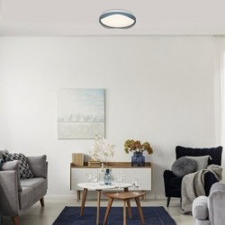 Lubinis šviestuvas Israh LED 40W 4000K Neutrali balta (Pilka)