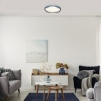 Lubinis šviestuvas Israh LED 40W 4000K Neutrali balta (Pilka)