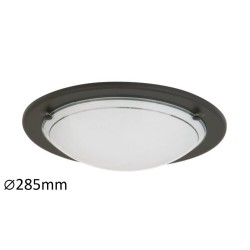 Lubinis šviestuvas Ufo E27 1x MAX 60W (Juoda)