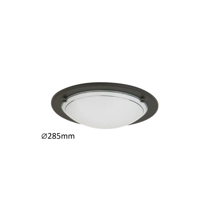 Lubinis šviestuvas Ufo E27 1x MAX 60W (Juoda)