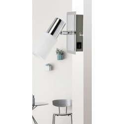 Sieninis šviestuvas Logan E14 1x MAX 40W (Chromo)