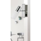 Sieninis šviestuvas Logan E14 1x MAX 40W (Chromo)
